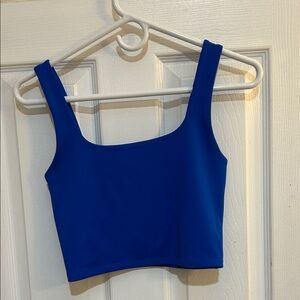 Express Royal Blue Women's Crop Top